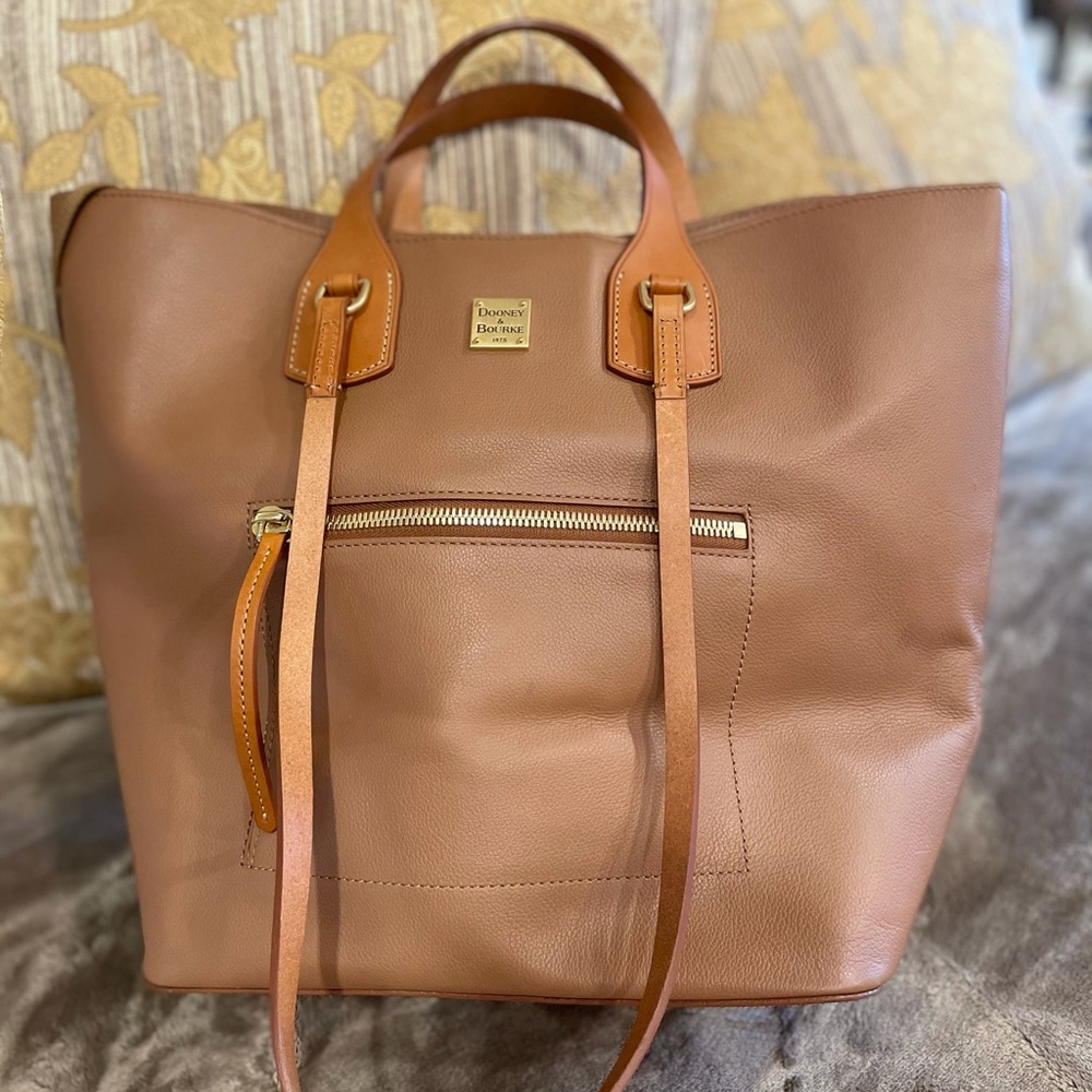 Dooney & Bourke Brown Leather Tote